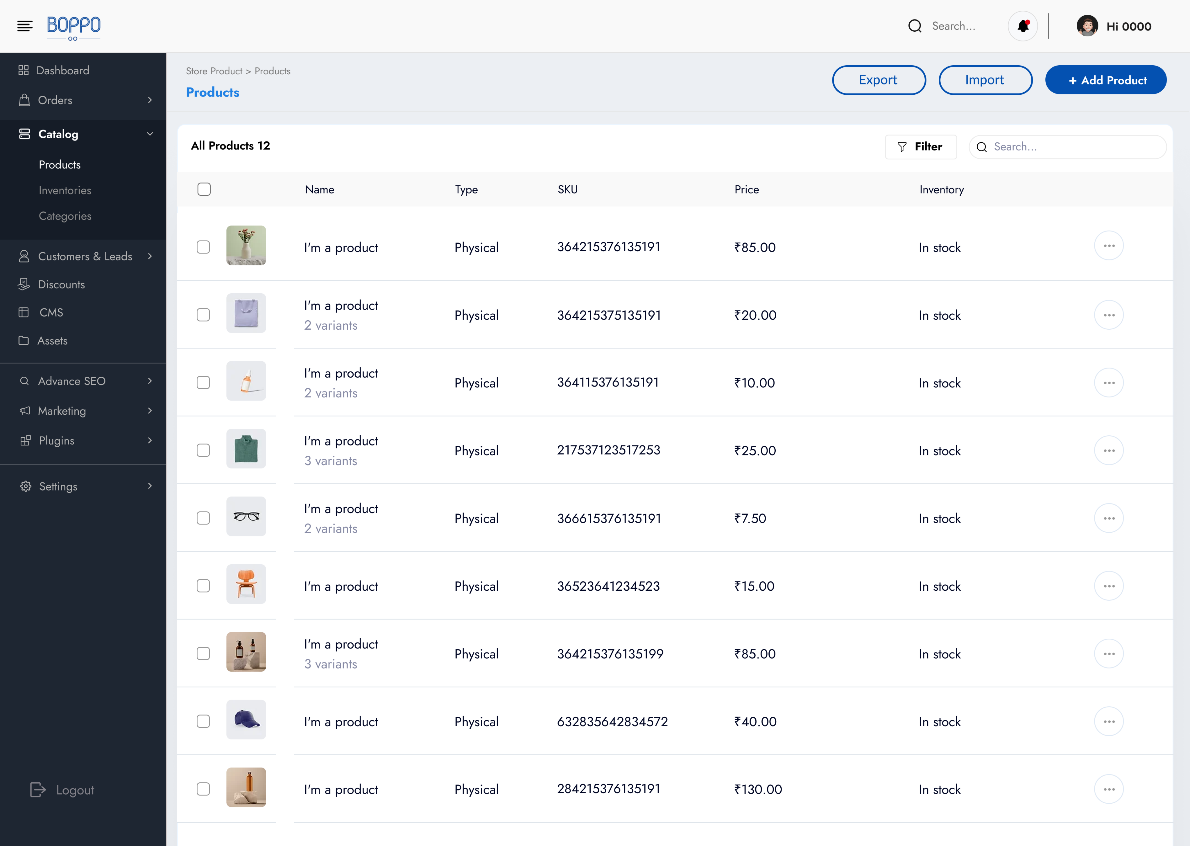 Dashboard Preview